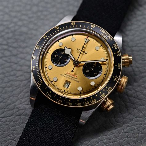 tudor black bay s&g chrono|tudor black bay two tone.